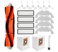 Jegehoyo Accessories Replacement Parts for Dreame Bot Z10 Pro /D10 Plus/L10 Plus Vacuum Cleaner, Ensure Efficient Working, 1 Roller Brush, 4 Filters, 4 Wipes, 6 Side Brushes, 2 Dust Bags, 1 Brush