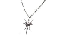 JEGPPIVE Colorful Zircon Alloy Necklace with Irregular Pendant Design | Elegant Collarbone Length Colorful Zircon Distinctive Pendant Alloy Chain for Modern Fashion Statement