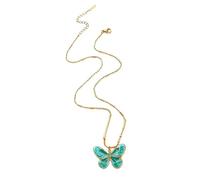 JEGPPIVE Modern Art Decors Inspired Butterfly Necklace | Modern Art Decors Inspired Butterfly Necklace for Special Event, Stainless Steel Jewelry