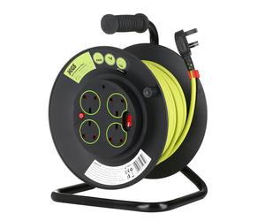 Jegs 4 Gang 13Amp 25 Metre Open Cable Reel