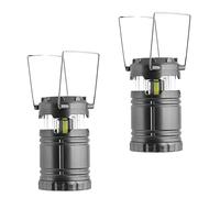 Jegs Dekton 3 Cob LED Lantern - The Original Collapsible Tough Lamp Great Light for Camping, Fishing, Shed, Festivals, Garages etc