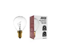 Jegs Heat Resistant 40W 240V SES E14 Oven Lamp 300° Degree Light Bulb Compatible with Neff Cookers & Ovens