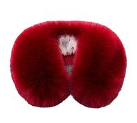 Jegsnoe Winter Faux Fur Scarf Jacket Coat Hat Decoration Shawl Soft Hood Fur Collars Lady's Fur Collar Scarives