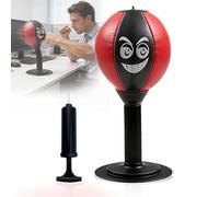 Jegxemt Desktop Punching Bag with Suction Cup Base, Steel Spring Boxing Ball for Office & Home Stress Relief & Fun Exercise for Adults & Kids Ideal Gift for Coworkers Friends