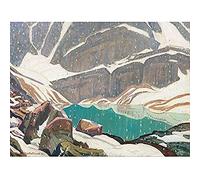Jeh Macdonald Mountain Solitude Lake Oesa Art Print Canvas Premium Wall Decor Poster Mural