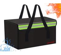 Jehaseg Lipo Battery Safe Bag Large Capatity Fireproof Bag for Ebike Lipo Battery Other batteries Storage Charging Transport, Home Office Travel Battery Safe Storage Pouch (400 * 250 * 250mm)