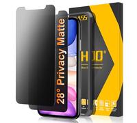 JEHOO 2 Pack for iPhone 11/iPhone XR Matte Privacy Screen Protector, 28°Anti-Spy, Anti-Glare, Anti-Reflection, Anti-Fingerprint, Smooth as Silk 9H Tempered Glass Film for Gaming Enthusiasts, 6.1 Inche