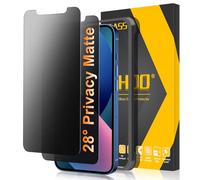 JEHOO 2 Pack for iPhone 13/13 Pro/14/16e Matte Privacy Screen Protector, 28°Anti-Spy, Anti-Glare, Anti-Reflection, Anti-Fingerprint, Smooth as Silk 9H Tempered Glass Film for Gaming Enthusiasts