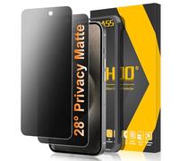 JEHOO 2 Pack for iPhone 15 Pro Max Matte Privacy Screen Protector, 28°Anti-Spy, Anti-Glare, Anti-Reflection, Anti-Fingerprint, Smooth as Silk 9H Tempered Glass Film for Gaming Enthusiasts, 6.7 Inche