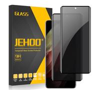 JEHOO 2 Pack for Samsung Galaxy S21 Ultra Privacy Screen Protector, Anti-Spy 9H Shatterproof Premium Privacy Tempered Glass Film, Bubble Proof, Scratch Resistant, Case Friendly, 6.8 Inche