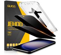 JEHOO 2 Pack for Samsung Galaxy S23 Privacy Screen Protector 6.1 Inch, Auto-Dust Removal, Full Coverage Premium 9H Tempered Glass, Anti-Spy, Bubble-Free with Auto Alignment Install Frame