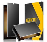 JEHOO 2 Pack for Samsung Galaxy S23 Ultra 360° Privacy Matte Screen Protector, Support Fingerprint Unlock, Horizontal and Vertical All Around Anti-Spy Screen Protector 3D Curved Film, Not Glass