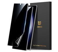 JEHOO 2 Pack for Samsung Galaxy S23 Ultra TPU Privacy Screen Protector, Support Fingerprint Unlock, Anti-Spy Screen Protector Film Self-Healing, Scratch Resistant, Not Glass
