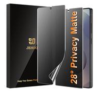JEHOO 2 Pack for Samsung Galaxy S25 Ultra Matte Privacy Screen Protector 6.9 Inch, 28° Anti-Spy, Support Fingerprint Unlock, Anti-Glare, Anti-Fingerprint Matte Protection Flexible TPU Film, Not Glass