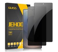 JEHOO 2 Pack Privacy Screen Protector for Samsung Galaxy S25 Ultra, Support Fingerprint Unlock Shatterproof Anti Spy Privacy Tempered Glass Film [Scratch Resistant] [Touch Sensitive]