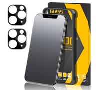 JEHOO for iPhone 11 Pro Max Anti-Glare Matte Screen Protector, 2 Pack Tempered Glass and 2 Pack Camera Lens Protector, Smooth as Silk, Anti-Reflection, Anti-Fingerprint Film with Installation Frame