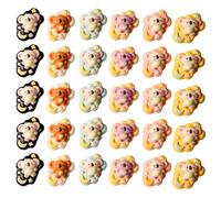 Jehoshaphat 30PC Koala Cloud Resin Charm - Colorful Whimsical Craft Accessory for Scrapbooking Jewelry Making Bow Handicraft