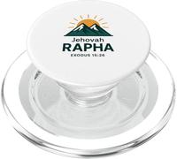 Jehovah Rapha Christian Faith Mountain Bible Verse PopSockets PopGrip for MagSafe