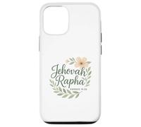 Jehovah Rapha Christian Floral Bible Verse Exodus 15:26 Case for iPhone 12/12 Pro