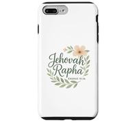 Jehovah Rapha Christian Floral Bible Verse Exodus 15:26 Case for iPhone 7 Plus/8 Plus