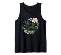 Jehovah Rapha Christian Floral Bible Verse Exodus 15:26 Tank Top