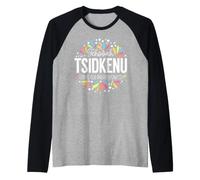 Jehovah Tsidkenu - God is Our Righteousness Colorful Graphic Raglan Baseball Tee