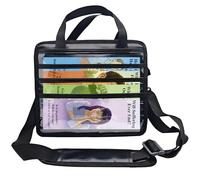 Jehovah's Witness JW Ministry Bag With Strap - Tract & Magazine Holder for Field Service, Pioneer School, Black