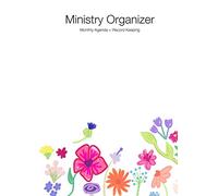 Jehovah's Witnesses Ministry Organizer, Month at a Glance Agenda + Records + Notes