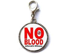 Jehovah's Witnesses"The Best Life Ever""NO Blood" Jewelry Friend Gift Bracelet Pendant Zipper Pull Charm with Lobster Clasp Art Photo Zipper Pull Jewelry