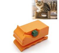 jeiaboom Cutter for Cat Scratchers, DIY Cat Scratchers Cardboard Strip Tool, 3D Printed Kitten Shaped Cutter, Cardboard Cutting Machine for Cat Lovers (0range)