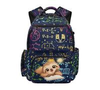 Jeiento 17 Inch Kids Backpack Cartoon Sloth Backpacks Large Capacity Shoulder Ruckpack Preschool Kindergarten Bookbag,Portable Laptop Bag for School,Business,Travel