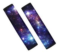 Jeiento 2 Pack Car Seat Belt Pads Cover Universal Seat Belt Shoulder Strap Covers Harness Pad for Car/Bag,Blue Starry Print