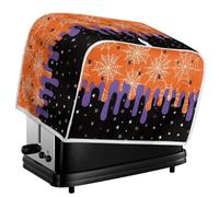 Jeiento 4 Slice Halloween Spider Web Toaster Dust Covers Greasy and Fingerprint Protection Bread Maker Decor Covers Lightweight Anti Scratch Kitchen Small Appliance Storage Bags,M