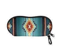 Jeiento Aztec Tribal Style Eyeglasses Case Sunglasses Organizer Storage Portable Sunglasses Storage Case for Women Men