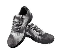 Jeiento BGrey Tie Dye Skull Trainers Sneakers for Women Teenager Girl Butterflies Walking Shoes Lightweight Comfortable Casual Footwear,10 UK