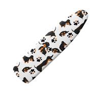 Jeiento Black Dachshund Dog Ironing Board Cover Standard Size Ironing Board Covers Hook and Loop Fasteners 15x54 Protective Scorch Mesh Cloth,Non-Slip