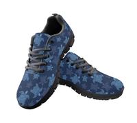 Jeiento Blue Sea Turtle Ocean Animal Casual Shoes Soft Running Trainer Sneakers for Men Women Basketball Sport Shoes for Men Women,8 UK