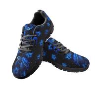 Jeiento Blue Turtle Animal Walking Shoes Women Men Trainer Running Sneakers Lace Up Sneakers for Jogging Hiking Cycling,9 UK