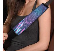 Jeiento Boho Dreamcatcher Seat Belt Covers for Adults Women, Car Seatbelt Cover, 2 Pack, Universal, Soft, Comfortable