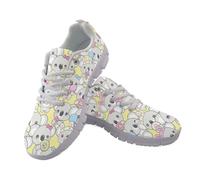 Jeiento Cartoon Koala Running Shoes for Women Mesh Athletic Walking Sneakers Comfort Breathable Outdoor Fitness Sport Shoes 10 UK