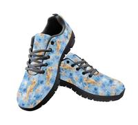 Jeiento Cartoon Seahorse Pattern Shoes Womens Fashion Trainers Lightweight Slip Resistant Running Jogging Sneakers Casual Footwear for Work,9 UK