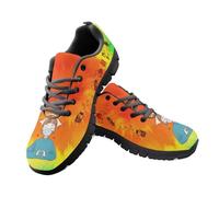Jeiento Colorful Tie Dye Nurse Walking Shoes for Men Women Lightweight Road Running Sneakers Non Slip Jogging Sneakers Comfort Mesh Trainers for Festival,5 UK