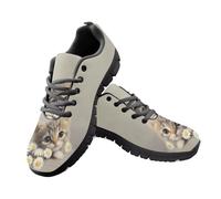 Jeiento Cute Cat Walking Shoes Womens Cat Pattern Animal Running Sneakers Womens Lace Up Trainer Sneakers Work Flat Footwear,9 UK