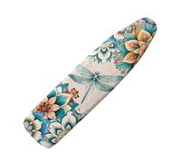 Jeiento Dragonfly Ironing Board Cover Boho Mandala Polyester Ironing Covers Standard Size Ironing Board Protective Replacement Covers,15x54 Inches