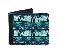 Jeiento Durable Trees Pattern Mens Wallet Slim with Bifold Closure 1 Standard Billfold, 4 Card Slots (3.7x4.5 Inches)