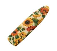 Jeiento Fall Ironing Board Cover Padding with Elastic Edge 15x54 Replacement Covers Yellow Sunflwoer Stain Resistant Polyester Ironing Covers Scorch Resistant