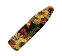 Jeiento Fall Ironing Board Cover Yellow Sunflower Ironing Board Covers Protective Scorch Mesh Cloth for Ironing Board Thanksgiving 15x54 Decorative Cover