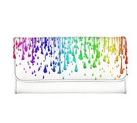 Jeiento Fashion Trifold Travel Wallets Blocking Wallets for Women Girls, Card Holder Organizer Multi Colored