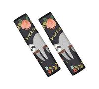Jeiento Follow Your Dreams Sloth Seat Belt Cover for Kids,Car Seatbelt Cover,Travel Pillow for Road Trips,Seatbelt Cushion,Vehicle Safety Belt Strap Shoulder Pads Protector for Children 2pcs