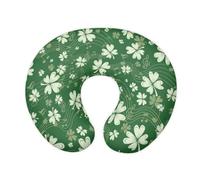 Jeiento Green Leaf Baby Nursing Pillow Covers for Women St. Patrick's Day Breastfeeding Pillowcase Music Notes Pillowcase for Newborn Infant Bottle Breast Feeding Pillow